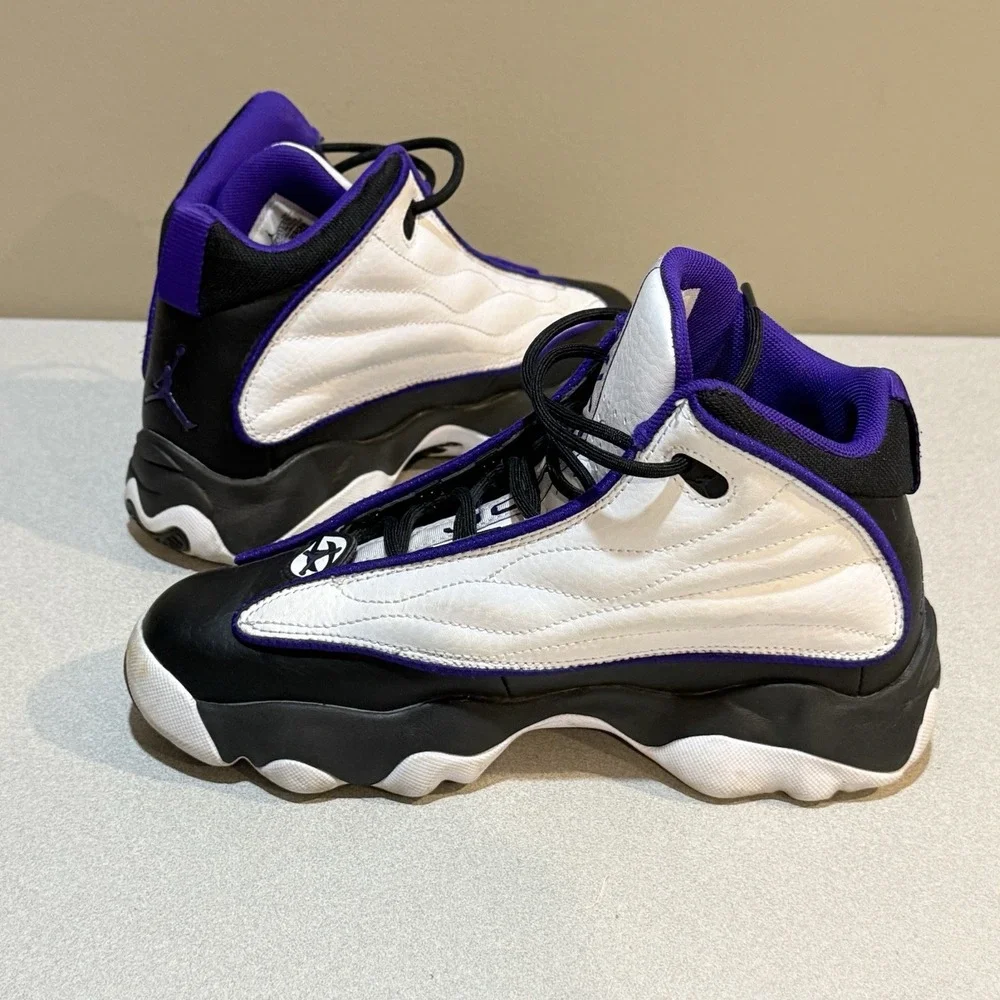 Nike‎ Air Jordan Pro Strong Chicago White Black Purple Gym DC7911-150 Size 5Y